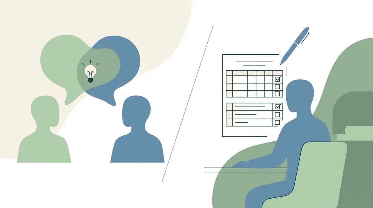Conversation vs Questionnaire HR: What Actually Changes